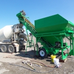 Fort Yukon- Shipped the Fastway and one mixer truck to batch concrete for water treatment plant.
